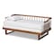 Baxton Studio Muriel Walnut Wood Expandable Twin Size to King Size Spindle Daybed 167-10739 - alternate 4
